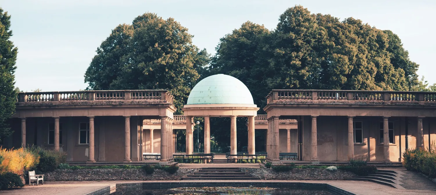 Eaton Park bandstand in Norwich